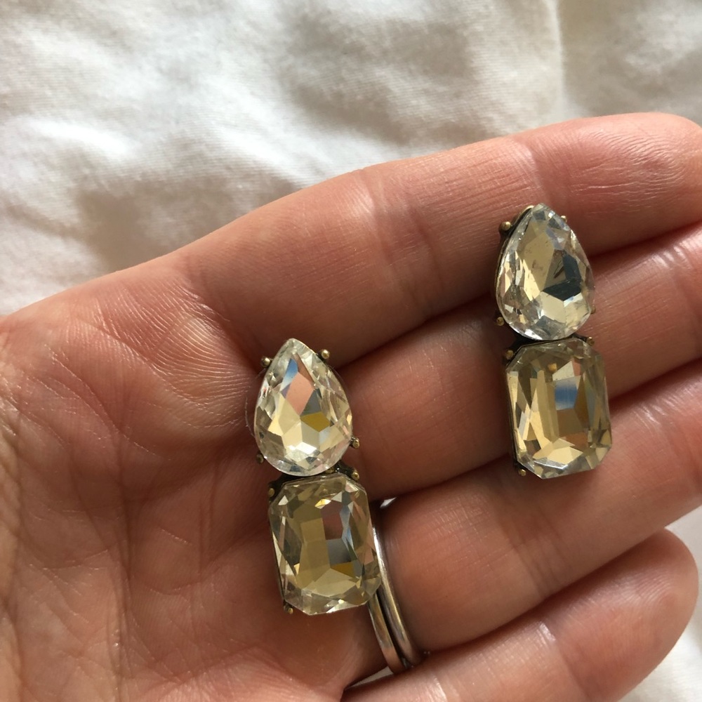 Banana Republic Double Gem Studs Earrings